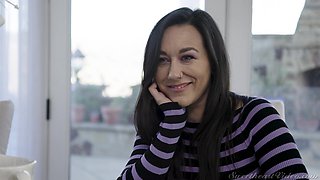 SweetHeartVideo Presents The Art Of Kissing - Lesbian Loving Kisses starring Brunette Little Puck