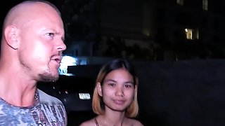 Tiny Thai teen girl picked up in Pattaya
