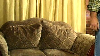 Busty amateur pussy spanking