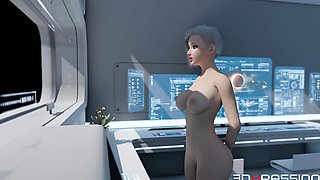 Forgotten Orbital AI Meta - Deepthroat, Rough Assfuck, Doggystyle & Massive Cumshot on Tits in Zero Gravity