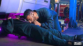 Men: Wrench-related Blow Job In The Shop With Mateo Zagal And Dom King