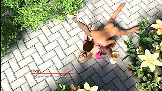 Blonde Cindy Gets Fucked in the Garden – 3D Cartoon Sex Villain Legacy 16