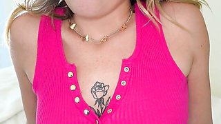 Chanel Camryn's blowjob scene by Family Strokes
