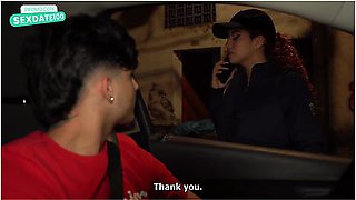 Big Jackson And Celeste Alba - Agent I Dont Have A Drivers License But I Do Have 22cm Of Cock! Does It Work For You?