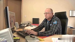 Blonde Cutie's Hard Passion in Uniform Vintage Heat