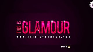 ThisIsGlamour Cara Brett Stripping From Her Ripped Green