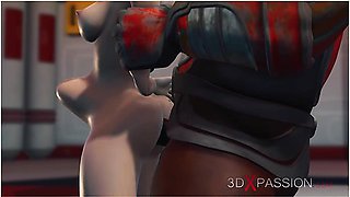 Alien Monster Fucks Hard A Young Blonde In The Sci-fi Lab