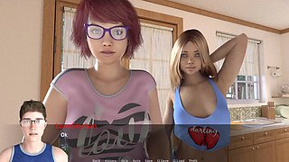 Bum, mom stepmother, cartoon 3d