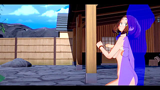 My Hero Academia Hentai - Uraraka Armpitjob and Blowjob - Japanese Asian Manga Anime Game Porn