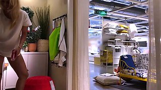 Ivy Roses - Risky Ikea Anal Dildo Barefoot