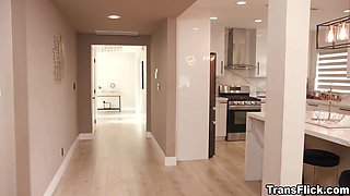 Married Couple Adira Allure and Thor Johnson Hookup with TS Lola Morena for Threesome
