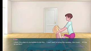 dabby and anon make hot romantic seen in summertime saga part 8