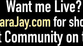 Harmonious Sara's silicone tits porn