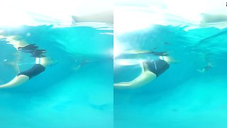 Schoolgirl Pool Diving Vr Part 2 - Girls Locker Room Hidden Cam