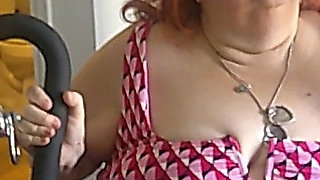 Big Beauty Nurse Vicki Is Exercising in the Gym Part 1