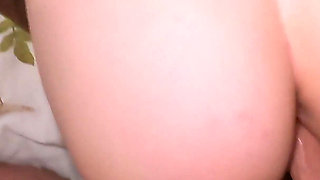 A Beautiful Teenage Girl Rubs Her Ass Against a Dick and Gets It in Her Hole!