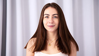 Vivian Grace comes home from her ballet practice and cums