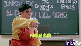 Sex school lesssion: latina girl with twintails gets pounded doggystyle