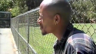 Ebony Teen Fucked in Her Ass Outdoors