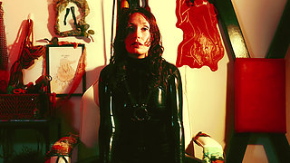 Divine Devotion: Latex Worship, Spit, Gas & Toilet Training POV
