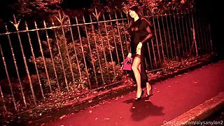 Witness a nylon-clad mature beauty's steamy homemade passionate thrill