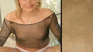 Sexy ass blonde rides big cock and swallows jizz