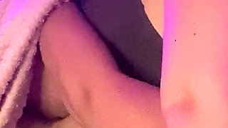 Lesbians Enjoying Their Soft Bodies and Big Tits Have Romantic Sex at Night
