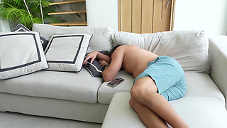 Hot POV Sex with Horny GF in Fishnet Tights! BJ, Missionary, Doggy!