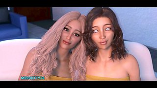 Summertime saga in a fap house with a sex note twist