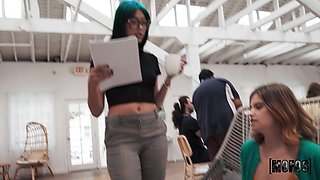 Nicole Rae’s Sneaky Office Affair with Fiery Glances