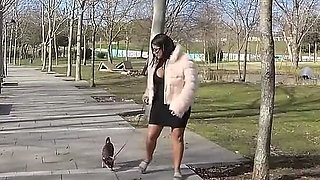 Suck in the Busty Latina Park
