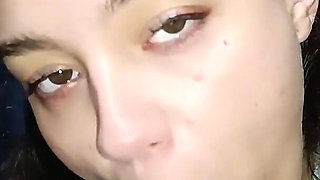 POV: Beautiful Argentinian Woman Sucking a Big Cock Until She Cums