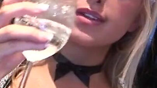 Latex maid babe fucked hard in her pussy and milked