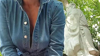 Nude in a Public Place with Squirt