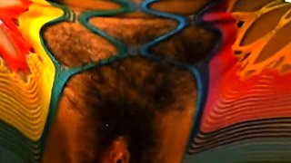 Hard Anal Masturbation with a Big Dildo and Creampie