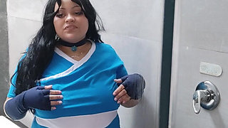 BBW Katara Cosplay Photoshoot Making off