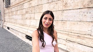 BJRAW Silvia Soprano deepthroats and gags on a big dick