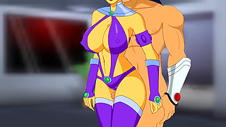 Grown up Teen Titans - Part 6 - Luand'r Dick Pussy Rub by Loveskysanhentai