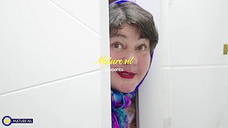 Big Tits, Hairy And Bbw 54 Year Old Edina Gets Her Horny Way With Her Younger Exchange Student