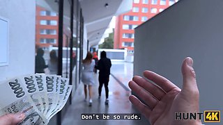 Naomi Love flaunts her natural tits & cheats on her BF while Steve Q watches in lust