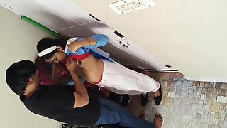 Indian Schoolgirl Secret Anal Sex in Uniform with Big Cock