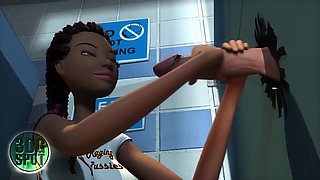 3DGSPOT - Nubile Cheerleader Sucks And Tears up A Random Humungous Hard-on In Glory Crevasse! UNCENSORED FUCK-FEST!