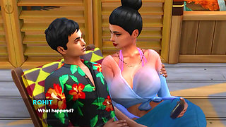 I Spend Vacation With My Land Lady 3d gameplay