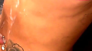 Ggg Brunette Slut Gets Covered in Cum by a Group of Men