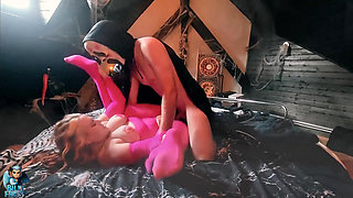 Ghostface Fucked the Streamer Girl - Surprise Creampie