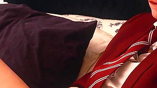 Schoolgirl Victoria Gets Spanked Raw by MILF Ruby