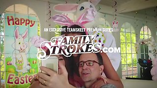 PervMom - Alluring Blonde Milf Bounces Her Tattooed Ass On Her Stepson s Cock And Swallows His Cum: Porn