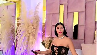 Cute brunette amateur babe sosha masturbating