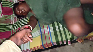 Bhabhi romance sex night me