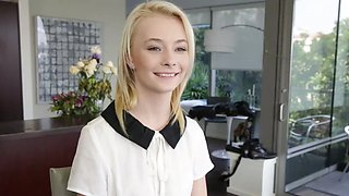 Blondie babe Gavin & petite cutie Maddy in a raw, raunchy romp